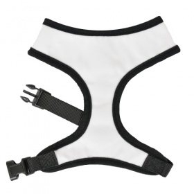 White Polyester Dog Harness